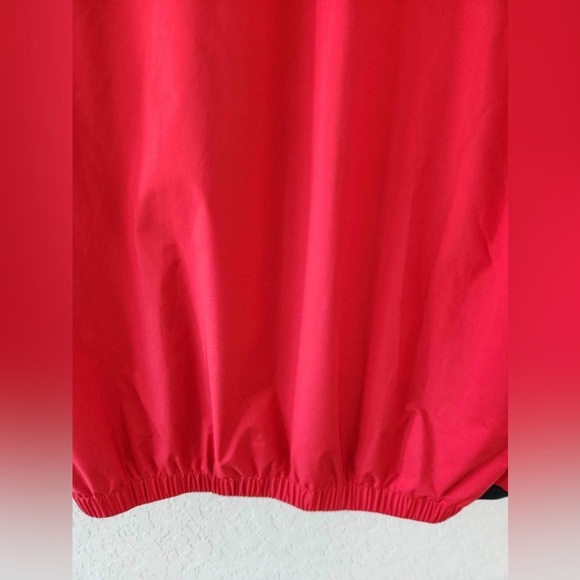 Footjoy Golf Red Light Weight Pullover Jacket Size Med - Picture 7 of 8